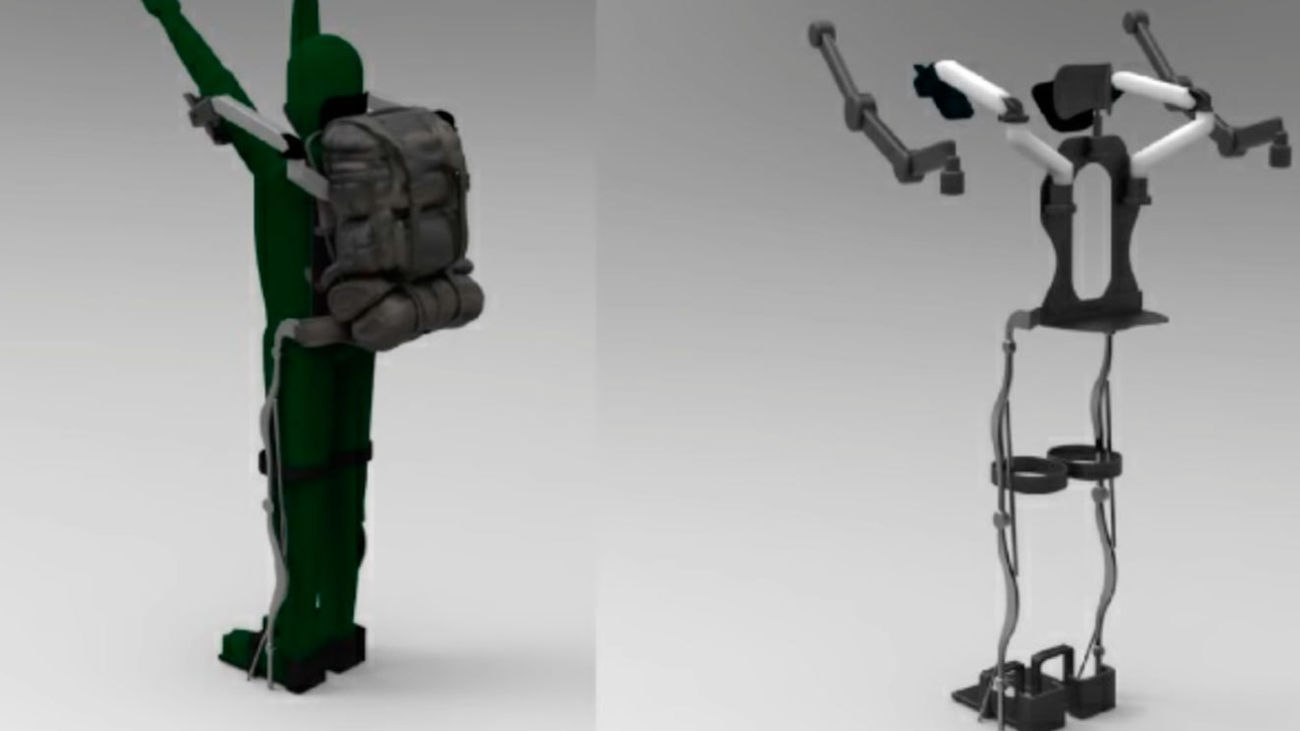 Este será  el primer  exoesqueleto de combate del  Ejército español
