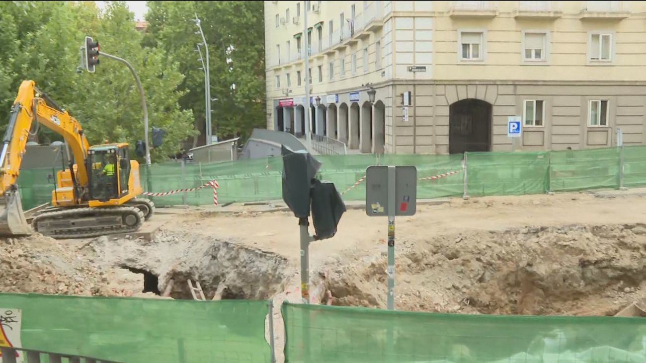 Así están las obras en Marques de Vadillo tras la inundación de agua