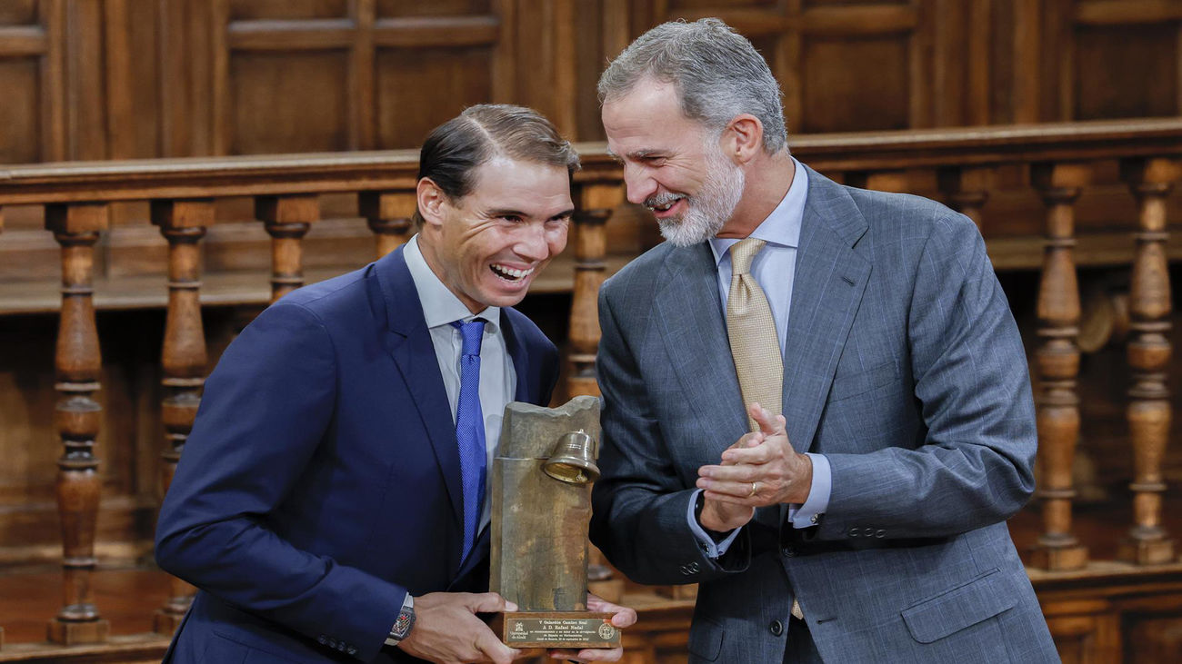 El rey agradece a Nadal que sea "uno de los mejores embajadores" de España