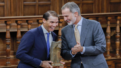 El rey agradece a Nadal que sea "uno de los mejores embajadores" de España