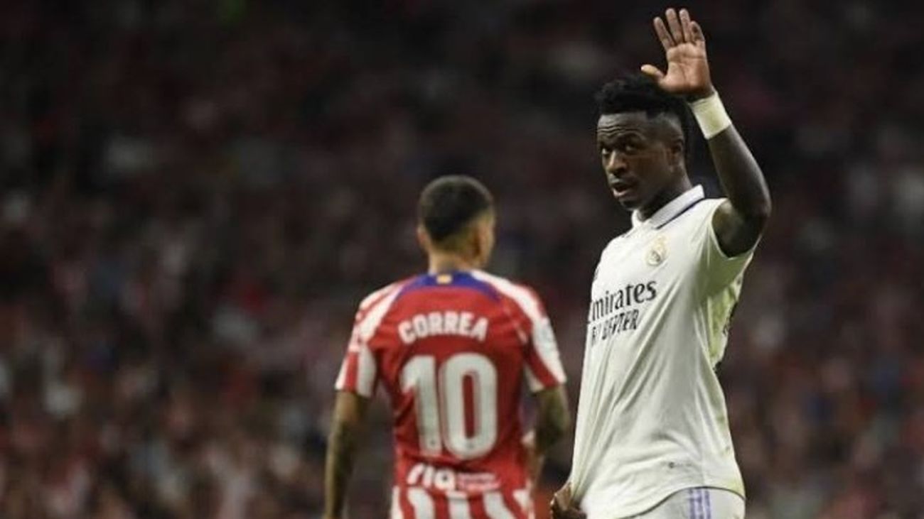Vinicius ante el Atlético de Madrid