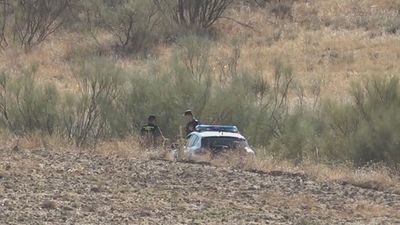 La zona donde han encontrado restos humanos en Casarrubios del Monte ya fue batida