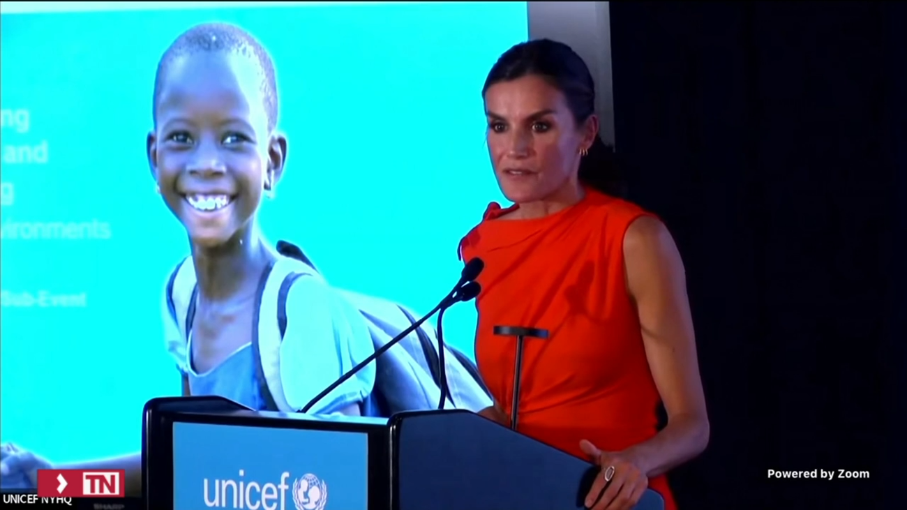 La reina Letizia alerta en Nueva York del problema de salud mental en los jóvenes