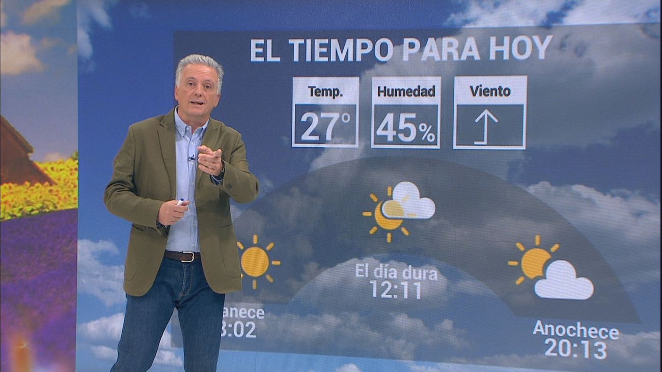 Miércoles con temperaturas más bajas en Madrid y posibilidad de tormentas  en el sur de la región