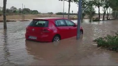 Una tromba de agua convierte en ríos las calles de Ciempozuelos, Colmenar de Oreja y Villaconejos