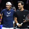 Nadal arropa a Federer en su adiós