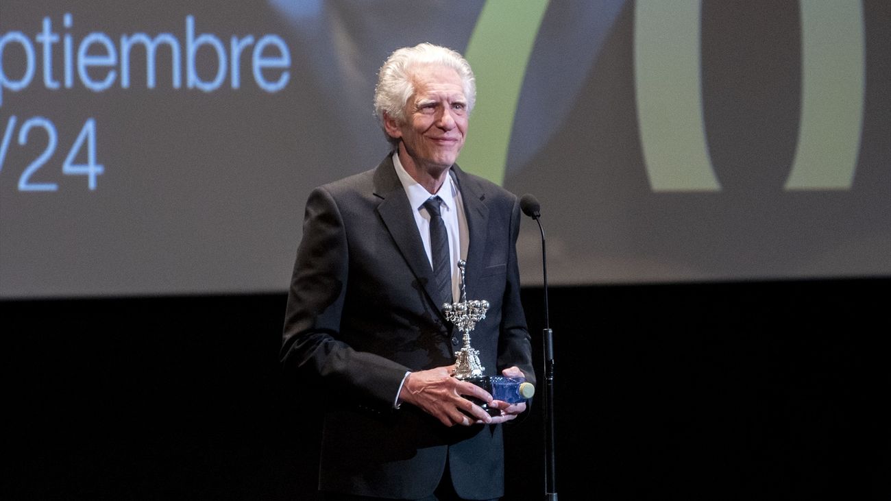 David Cronenberg en su discurso del premio Donostia