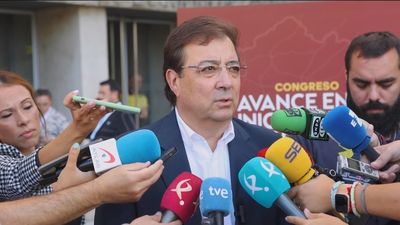 Fernández Vara ve injusto que García-Page, que tuvo apoyo de Podemos, cuestione ahora los pactos