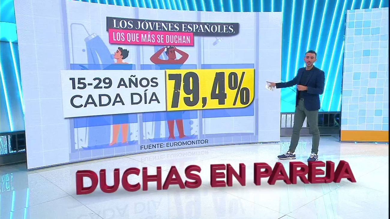 Las ventajas de ducharse en pareja