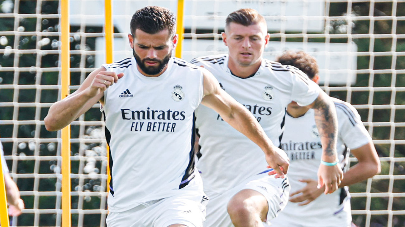 Benzema y Lucas Vázquez continúan trabajando al margen