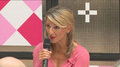 Yolanda Díaz presenta a sus 35 miembros del equipo Sumar