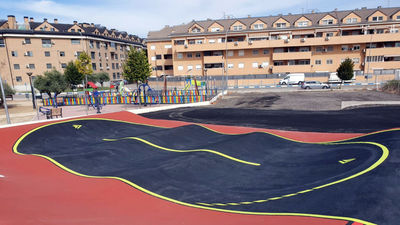 Velilla de San Antonio ya tiene nueva pista de 'pump track'