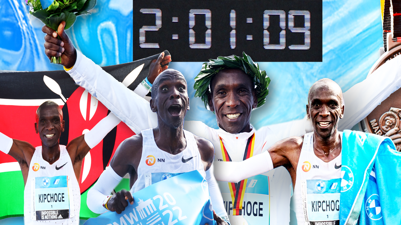Kipchoge avanza hacía la barrera de las dos horas en maratón