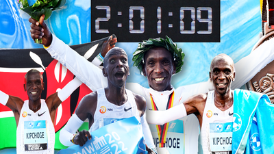 Kipchoge avanza hacía la barrera de las dos horas en maratón