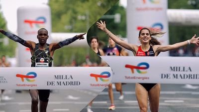Marta García y Kamar Etiang brillan en la Milla Internacional de Madrid