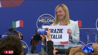 Meloni, la primera mujer en llegar al poder en Italia