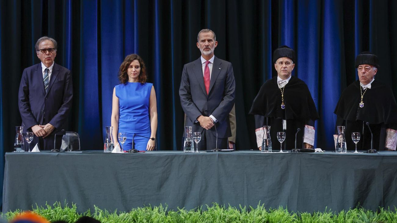 El Rey inaugura el curso universitario celebrando la vuelta  a la presencialidad