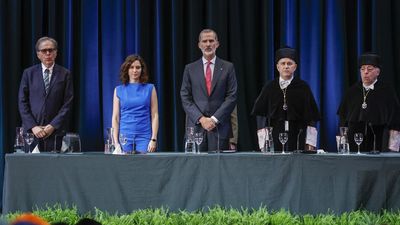 El Rey inaugura el curso universitario celebrando la vuelta  a la presencialidad