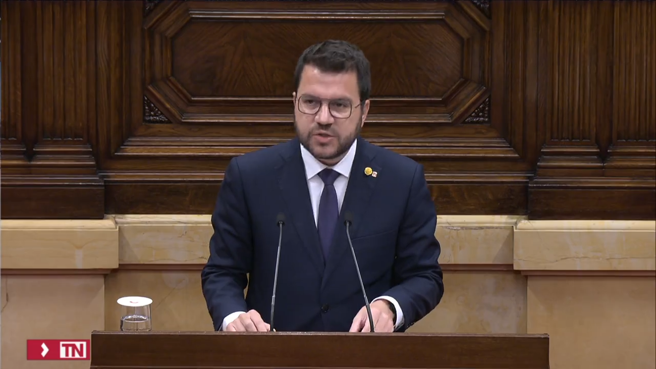 Aragonès pide a Sánchez  que sienta las bases para celebrar un referéndum en Cataluña  como en el Quebec