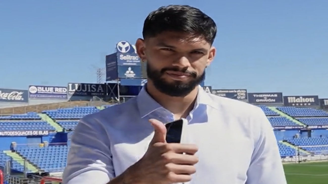 Alderete, listo para debutar en el Getafe