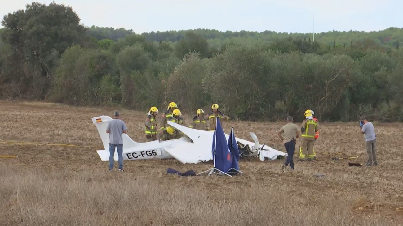 Muere el piloto de un ultraligero al chocar  cerca del aeródromo de Viladamat en Gerona