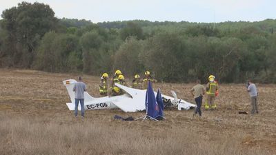 Muere el piloto de un ultraligero al chocar  cerca del aeródromo de Viladamat en Gerona