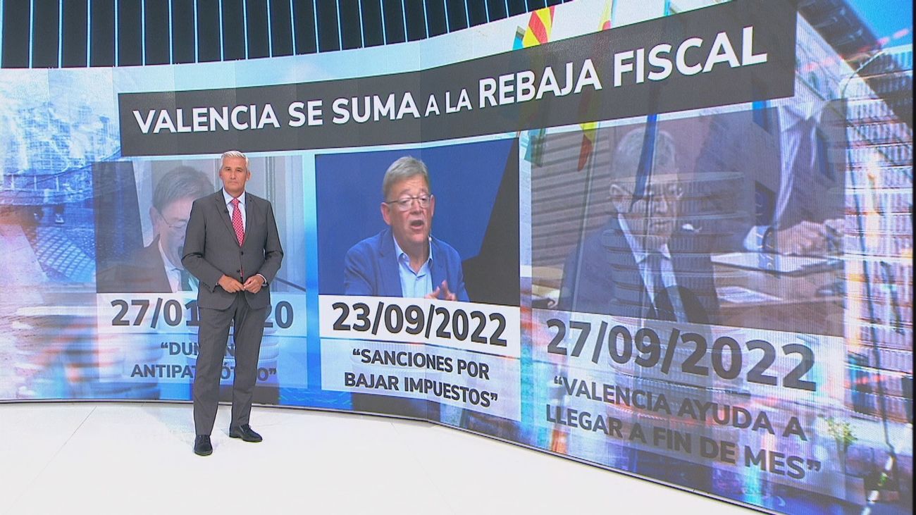 El giro fiscal de Ximo Puig, que rompe el discurso de Pedro Sánchez sobre los impuestos