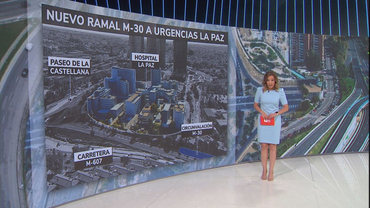 Entra en servicio el nuevo ramal de acceso directo desde la M-30 a las Urgencias del Hospital La Paz