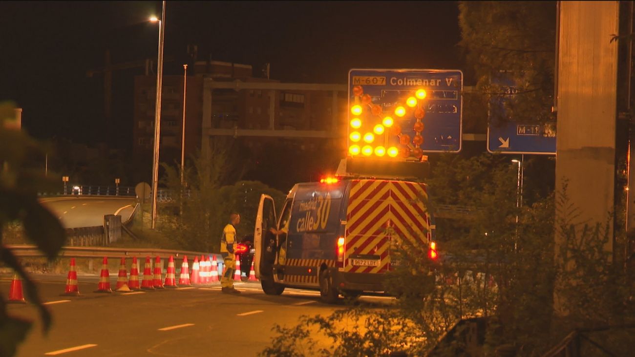 Nuevos cortes nocturnos por las obras del Nudo Norte