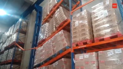 Los bomberos demuestran en Valdemoro cómo evitar que el efecto dominó colapse un centro logístico