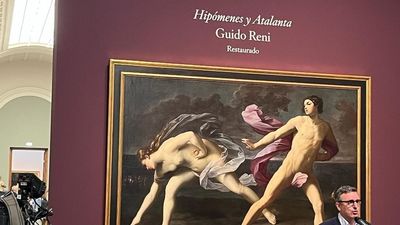 El Museo del Prado restaura la luminosidad de 'Hipómenes  y Atalanta'