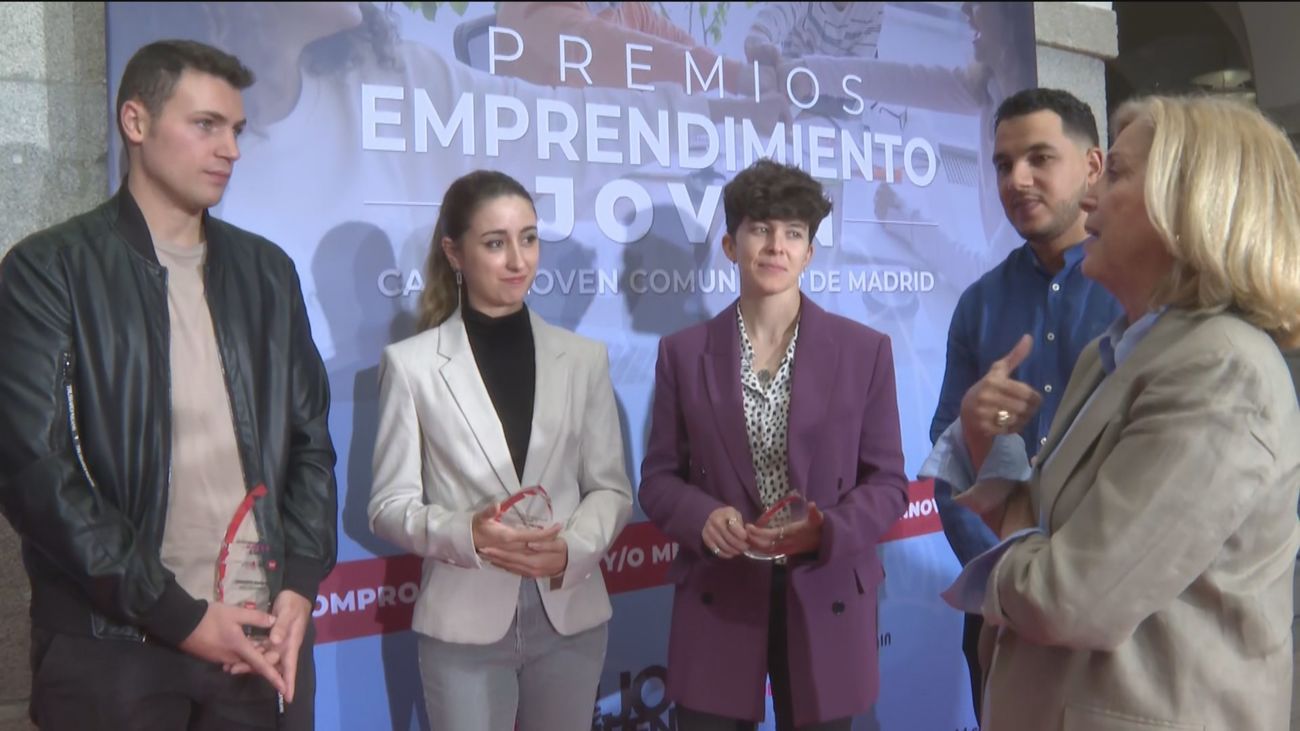 Jóvenes emprendedores han sido premiados por la Comunidad de Madrid