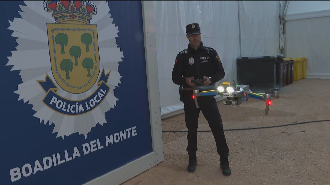 Dispositivo de seguridad modélico en Boadilla del Monte para sus fiestas locales