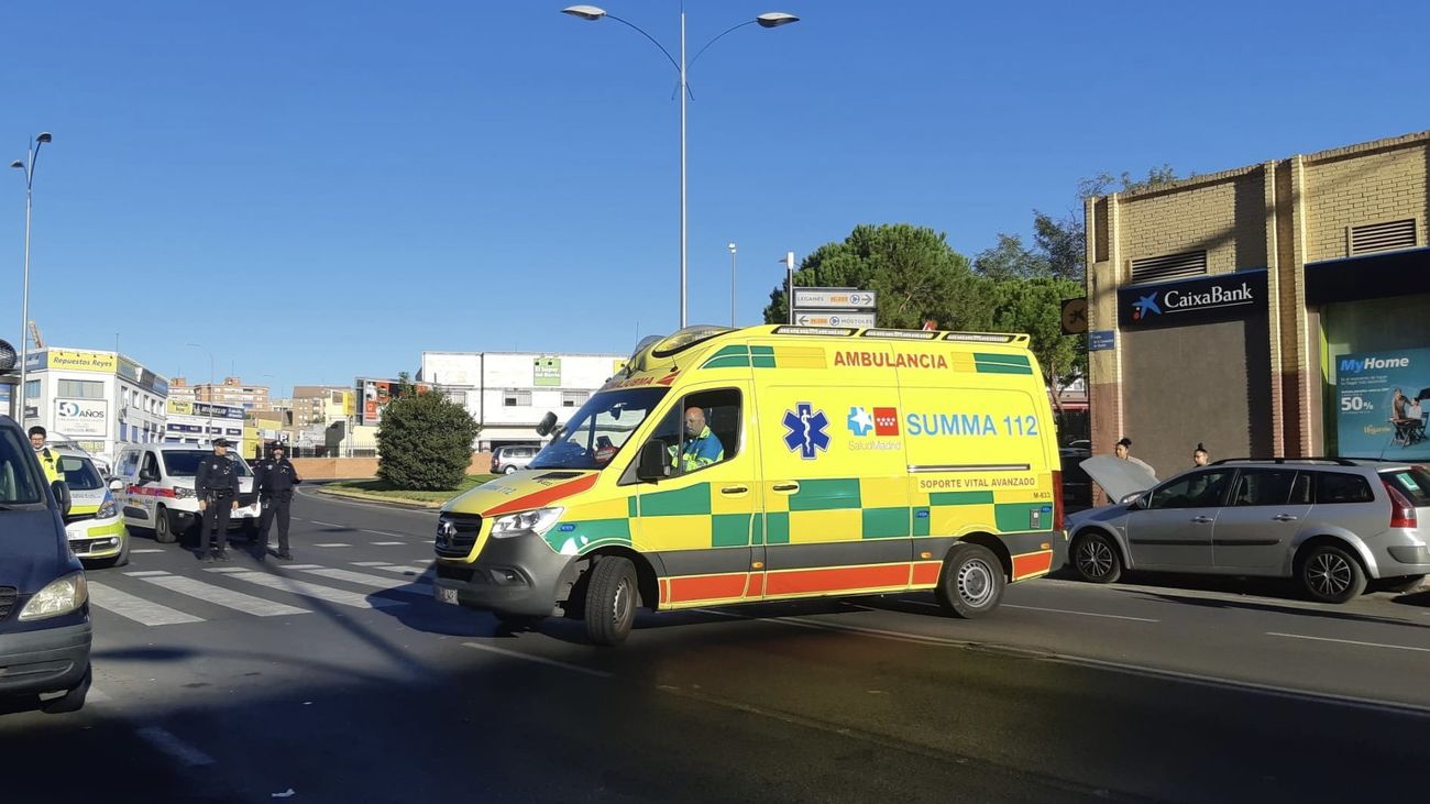 Grave en Fuenlabrada una mujer atropellada por un coche en paso de peatones