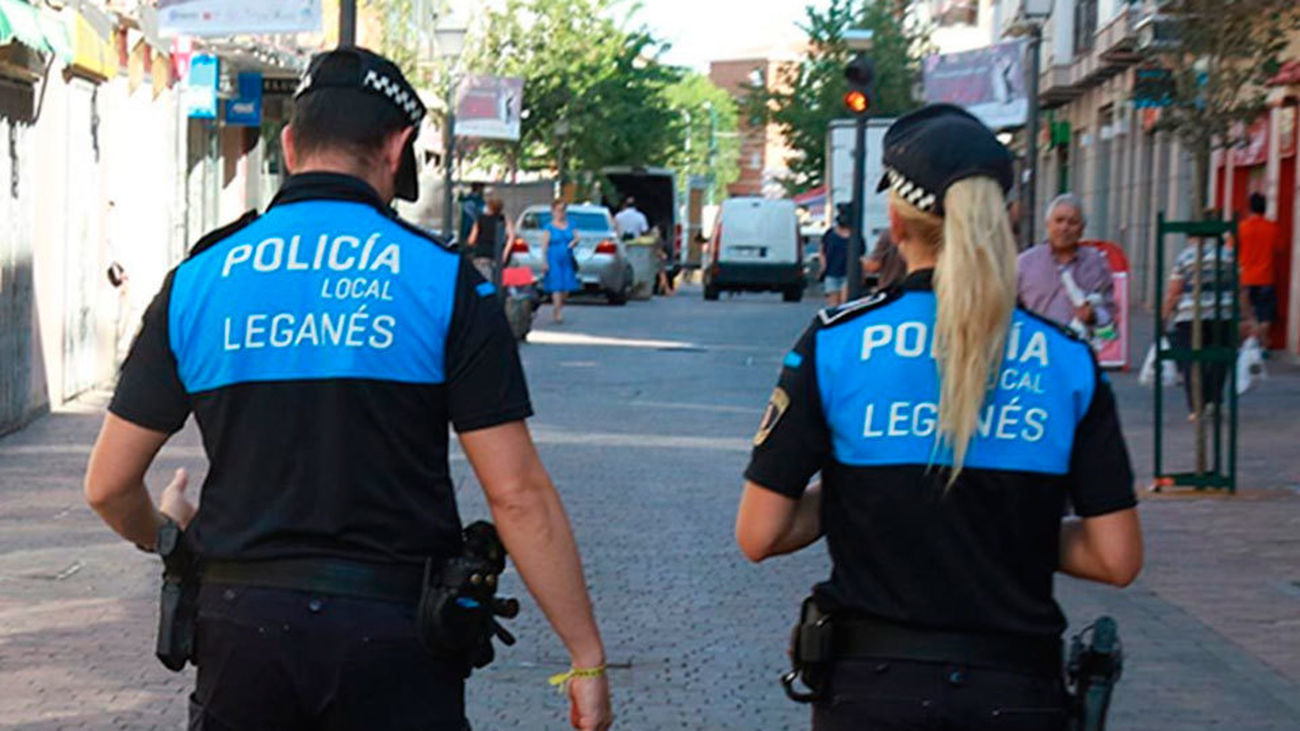 Policías locales de Leganés