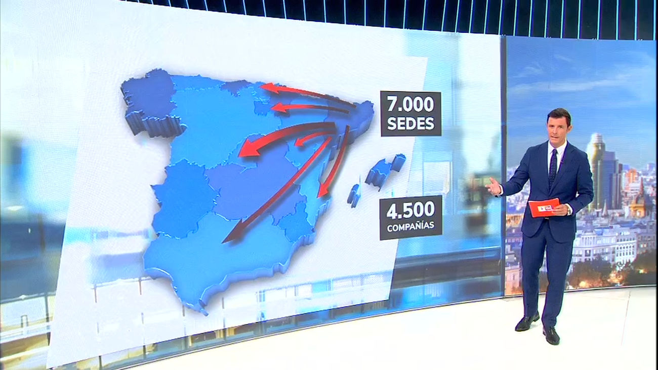 Cinco años del desafío independentista: 7000 empresas  han 'huido' de Cataluña