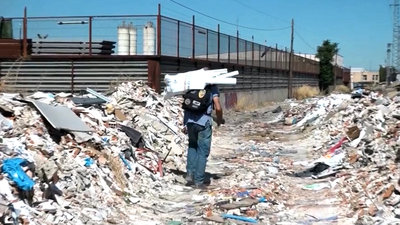 Leganés, el municipio con el vertedero ilegal más grande de Madrid