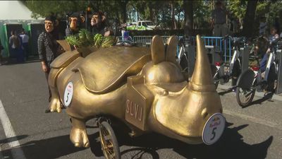 El Parque del Oeste, escenario de una prueba de autos locos