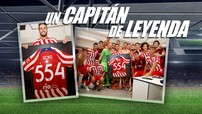 Koke se convierte en el jugador con más partidos de la historia del Atlético de Madrid