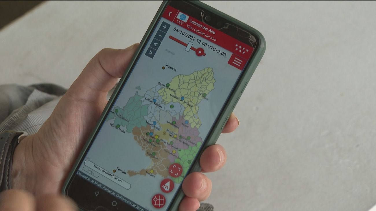 Una aplicación informará de la calidad del aire de Madrid con 48 horas de antelación