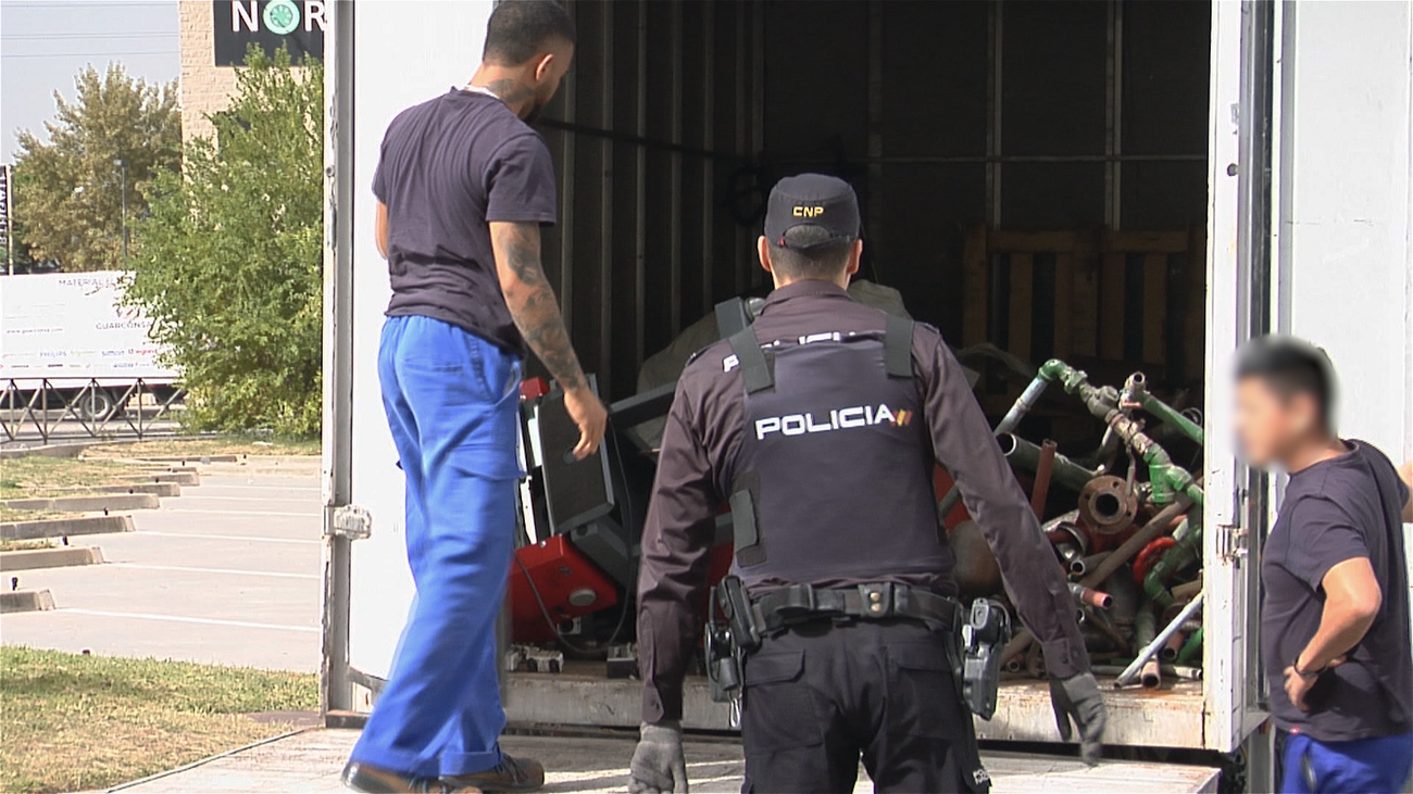 Las chatarrerías de un polígono de Leganés, en el punto de mira