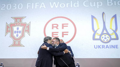 España y Portugal acogen a Ucrania en su candidatura para el Mundial de 2030