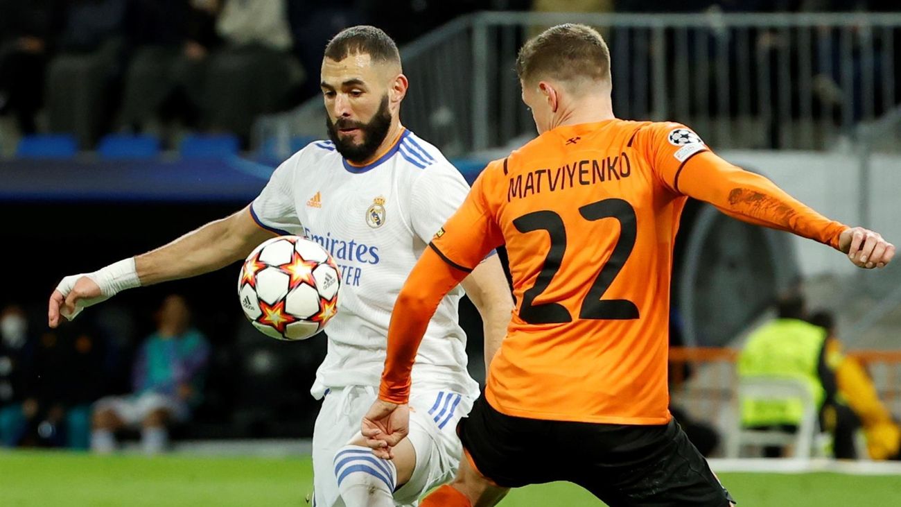 El Real Madrid busca encarrilar el pase a octavos ante el Shakhtar