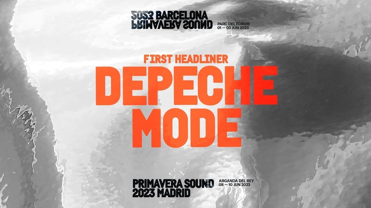 Cartel de los conciertos de Depeche Mode en el Primavera Sound