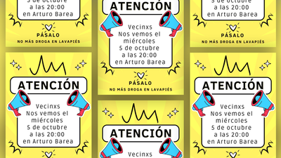 Concentración contra el narcotráfico y la degradación de Lavapiés