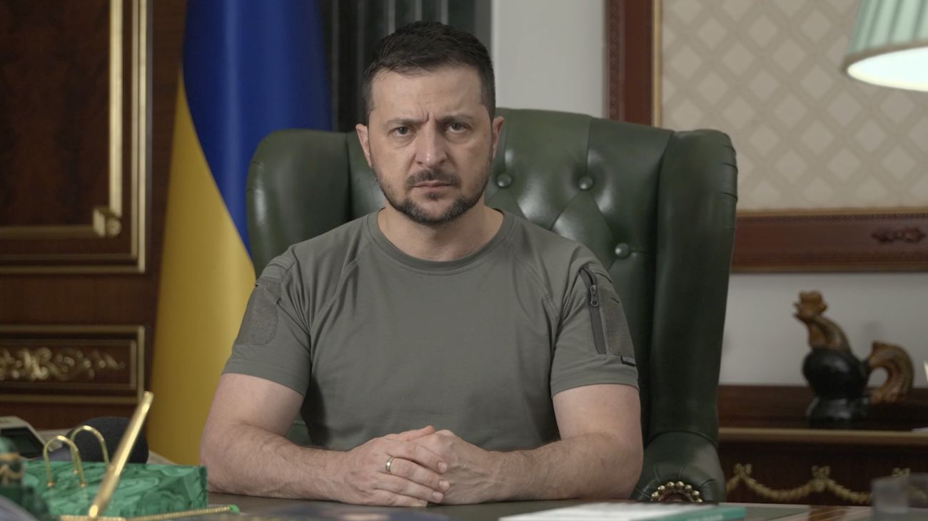 Volodimir Zelenski, presidente de Ucrania