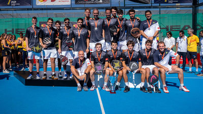 Madrid, subcampeona de España de pádel masculino y femenino