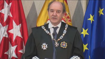 El presidente del TSJM achaca a los políticos la mala percepción que tienen los ciudadanos de la Justicia