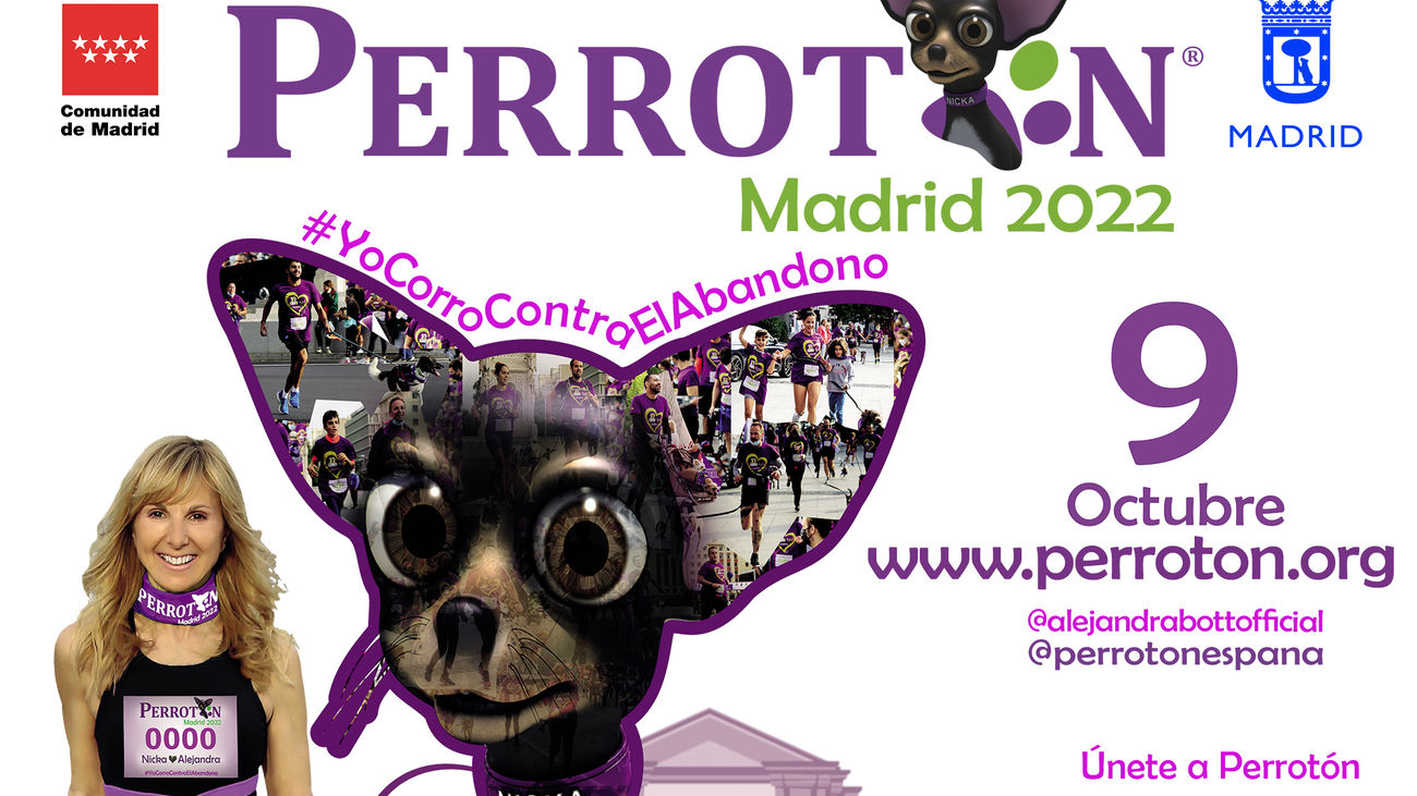 'Yo corro contra el abandono', la Carrera Solidaria Perrotón vuelve este domingo a Madrid