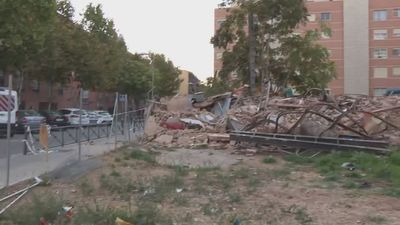 Derribado el edificio ocupado de Tetuán desalojado este miércoles